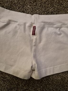 White Women's Cotton Stretch Shorts - Hard Tail ***INVENTORY CLEARANCE***